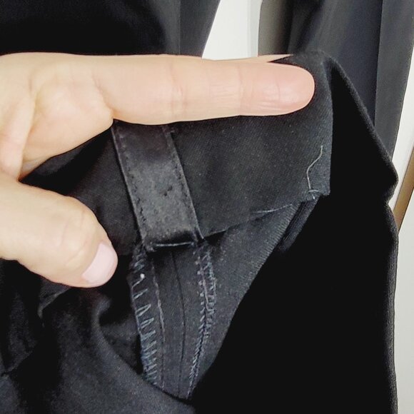 Nettoyer Asce Men's Black Flannel Chino Straight Leg Formal Dress Pant Size 30 - Picture 4 of 14